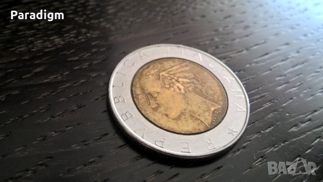 Монета - Италия - 500 лири | 1986г., снимка 2 - Нумизматика и бонистика - 31980671