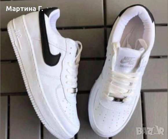 Nike Air Мъжки Бели Маратонки Кецове Спортни Обувки Найк Еър в Маратонки в  гр. Варна - ID34286855 — Bazar.bg