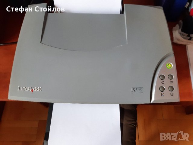 Продавам Принтер LEXMARK X1180 работещ 49лв, снимка 4 - Друго - 38454645