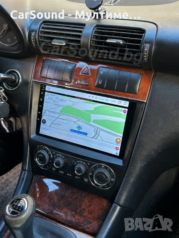 Mercedes W203 9" Мултимедия / Android 15 Мерцедес Ц C-Class Facelift Навигация