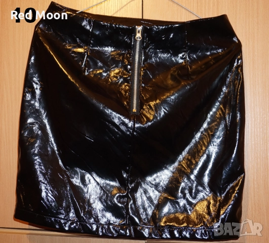 Лот от 10 Кожени Поли от Естествена и Изкуствена кожа Sara Kelly/Zara/H&M/TopShop/BikBok, снимка 10 - Поли - 52222062