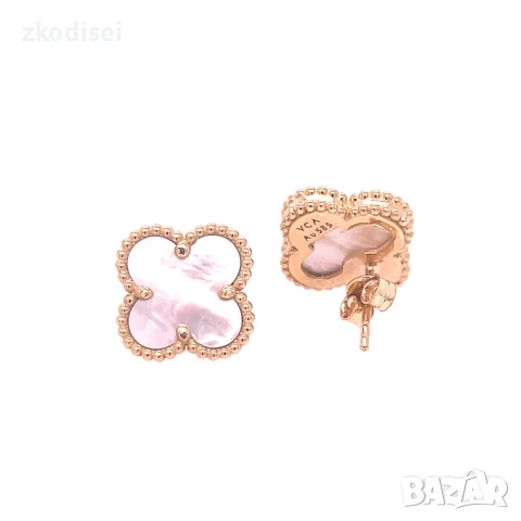 Златни обеци Van Cleef & Arpels 4,83гр. 14кр. проба:585 модел:32212-2, снимка 2 - Обеци - 50796335