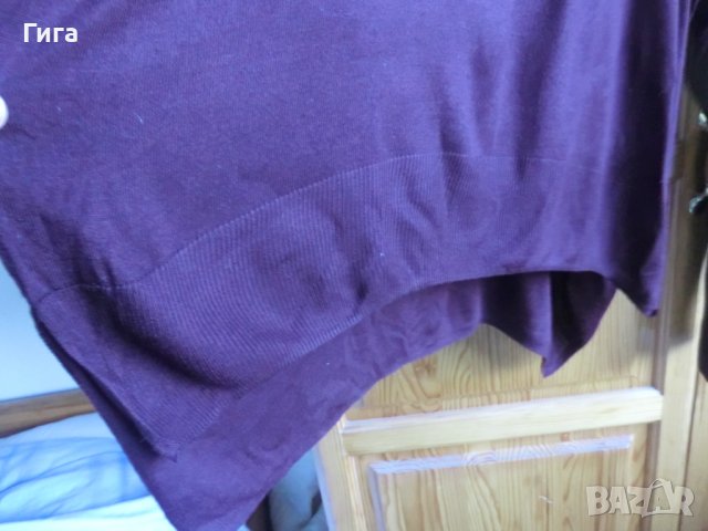 Тънък вишнев пуловер НМ, снимка 2 - Блузи с дълъг ръкав и пуловери - 36805877