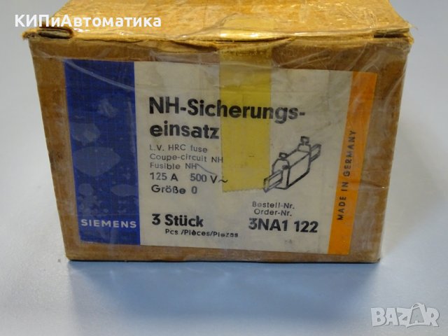 предпазител Seimens 3NA1 122 Fuse 500V, снимка 9 - Резервни части за машини - 42539917