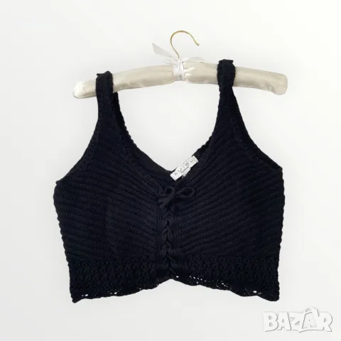 Knitted crop top