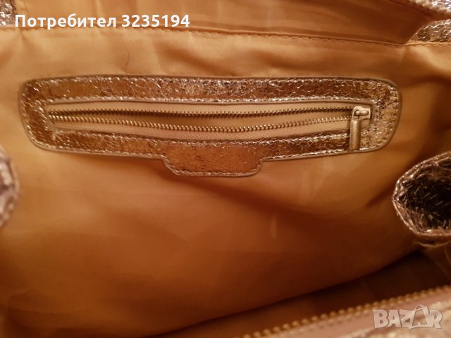 Златна чанта, снимка 5 - Чанти - 35238421
