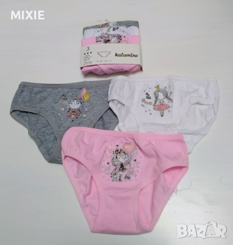 Нови детски комплекти от 3 бр. бикини , снимка 4 - Детско бельо и бански  - 44683499