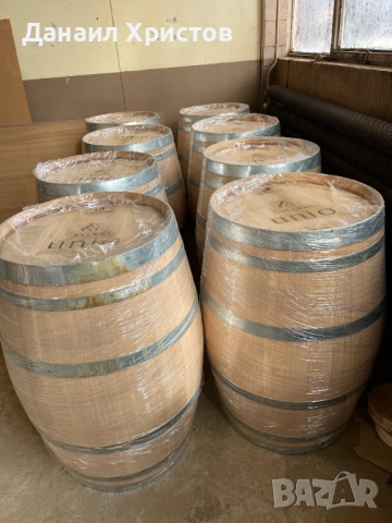 Френски рециклирани дъбови бъчви 225л., снимка 2 - Дърводелски услуги - 53914394
