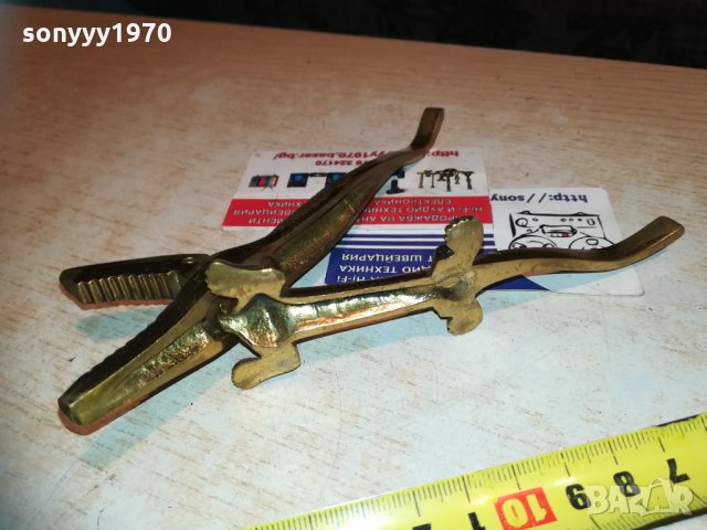 антика-мед/месинг-кроко 2912201618, снимка 9 - Колекции - 31251762