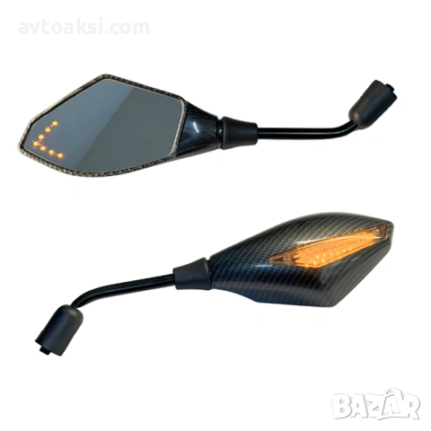 Огледало за мотоциклет с мигач -721662