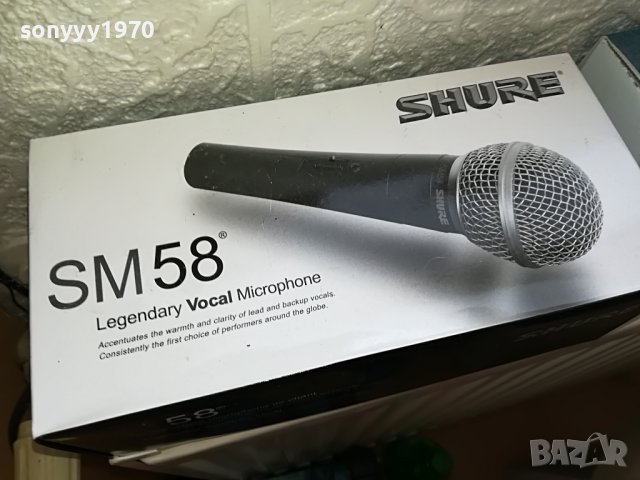 SHURE SM58-КОМПЛЕКТ МИКРОФОН 2906221228, снимка 3 - Микрофони - 37234942