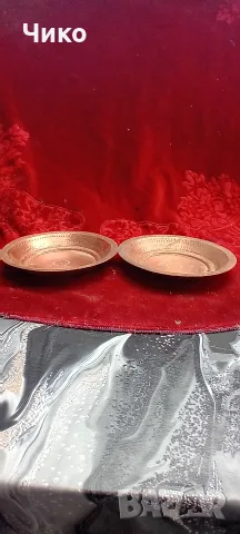 2броя медни чиний, снимка 6 - Антикварни и старинни предмети - 55788144