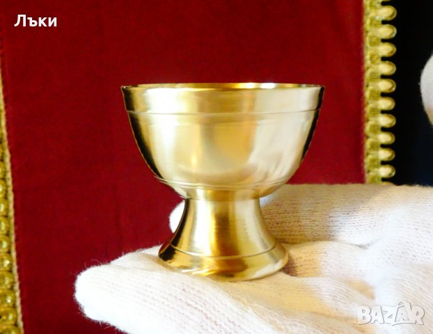 Бронзова чаша за ракия,шот,ликьор. , снимка 6 - Антикварни и старинни предмети - 30408194