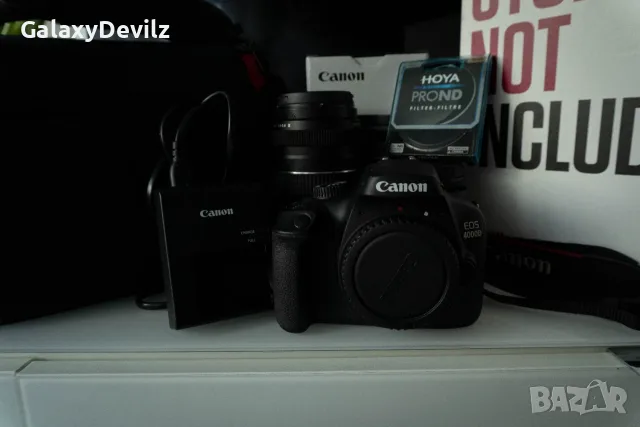 Продавам Canon EOS 4000D, снимка 3 - Фотоапарати - 56076424