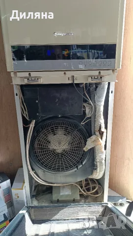 Трифазен колонен климатик | За части/ремонт , Nippon 55-ца 55 000 BTU, снимка 7 - Климатици - 55959398