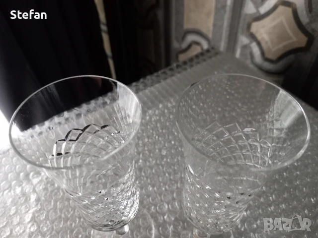 Кристални чаши - "РОПОТАМО", снимка 5 - Чаши - 39802715