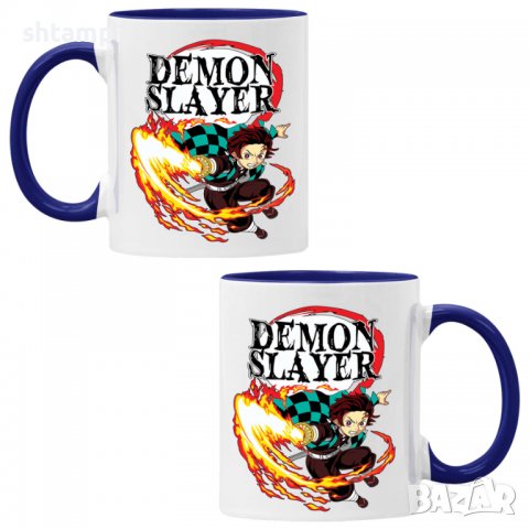 Чаша Demon Slayer Tanjiro Kamado 01,Керамична Чаша, Кафе Чай, Игра,Изненада,Подарък,Повод,Празник,Ро, снимка 4 - Чаши - 38472286