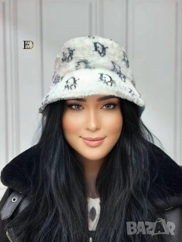 пухени шапки louis vuitton , снимка 3 - Шапки - 51396867