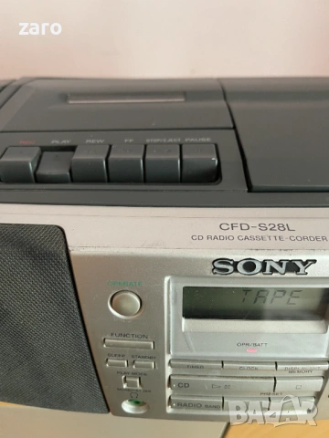 Радиокасетофон Sony CFD-S28L, снимка 3 - Радиокасетофони, транзистори - 53962730