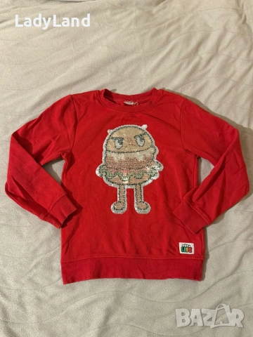 Детска блуза със светлоотразителна картинка , снимка 2 - Детски Блузи и туники - 53328458