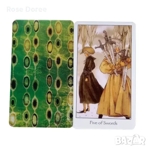 Много красиви Таро карти с античен фентъзи стил 78 неразопаковани, снимка 2 - Колекции - 47525071