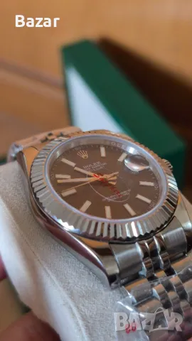 Rolex Datejust Jubelee Black Автоматичен Часовник Най-висок клас изработен по оригиналният модел, снимка 10 - Мъжки - 49237751