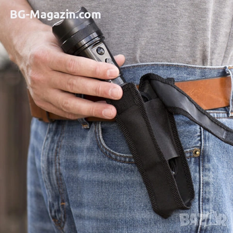 Мощен тактически електрошок кучегон за самоотбрана от кучета нападение хора LED фенер акумулаторен, снимка 2 - Екипировка - 53032357