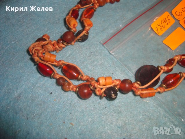 СКЪПОЦЕННО КОЛИЕ АРТ МЕДАЛЬОН ХЕНД-МЕЙД ИЗРАБОТКА от ЕСТЕСТВЕНИ КАМЪНИ и МАТЕРИАЛИ и МУРАНО 27095, снимка 7 - Колиета, медальони, синджири - 35078911