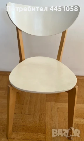 Продавам 1 бр. стол ИКЕА, дърво, снимка 1