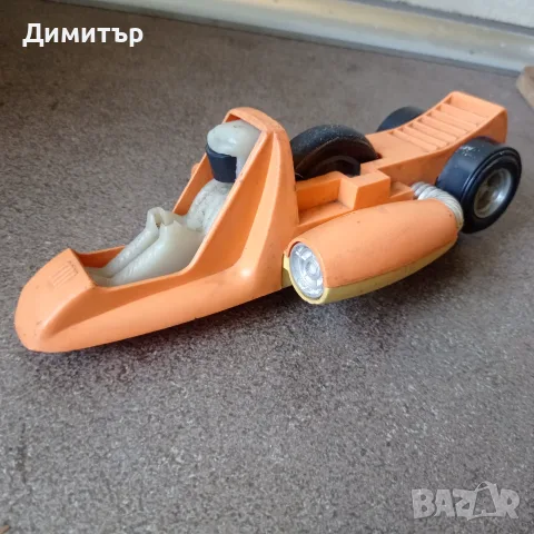 Ретро соц играчка – Космическа състезателна кола (СССР, фабрика Straume)