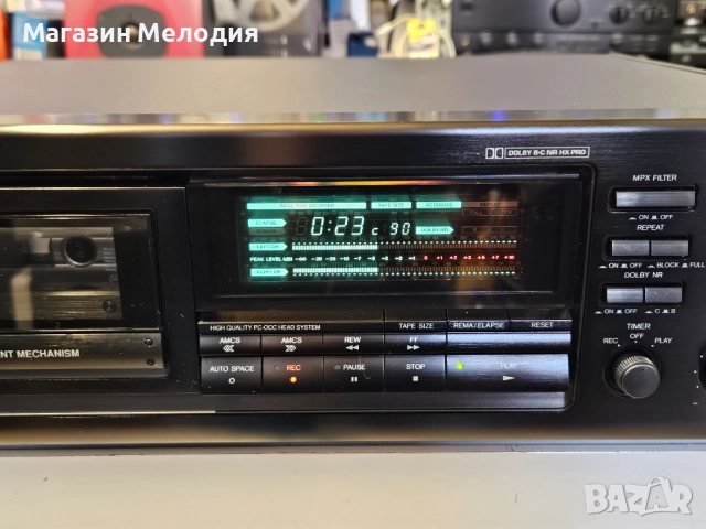 Касетен дек ONKYO TA-2850  В отлично техническо и визуално състояние., снимка 4 - Декове - 52414845
