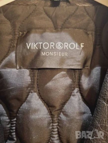 Viktor & Rolf оригинално яке от естествена кожа, снимка 8 - Якета - 54364868