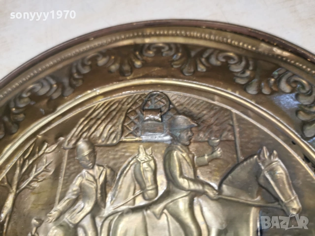 МЕСИНГОВА ЧИНИЯ ЗА СТЕНА 1204261055LCHERY1, снимка 16 - Антикварни и старинни предмети - 54171142