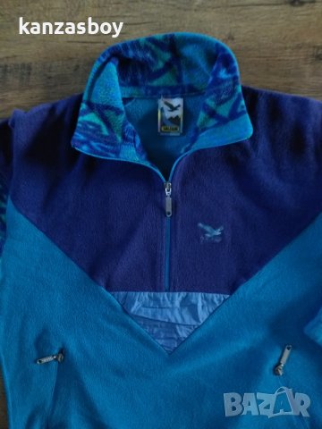 SALEWA VINTAGE FLEECE HALF ZIP MEDIUM - страхотен мъжки полар Л, снимка 2 - Спортни дрехи, екипи - 42797778