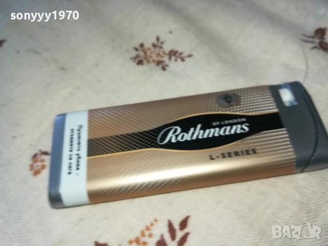 ROTHMANS-МЕТАЛНА ЗАПАЛКА 2905250439, снимка 4 - Колекции - 50465404