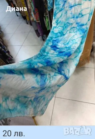 Дамски шалове-рисувана коприна, снимка 5 - Шалове - 49104104