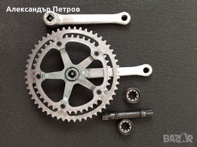 Ретро шосейни курбели OFMEGA+средно движение 36*24, снимка 8 - Части за велосипеди - 30943029