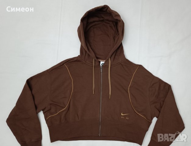 Nike AIR Fleece Hoodie оригинално горнище M Найк спорт суичър, снимка 2 - Спортни екипи - 44413470