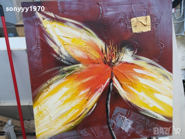 ЦВЕТЕ-КАРТИНА 60Х60СМ 1510251556, снимка 7 - Картини - 52064224