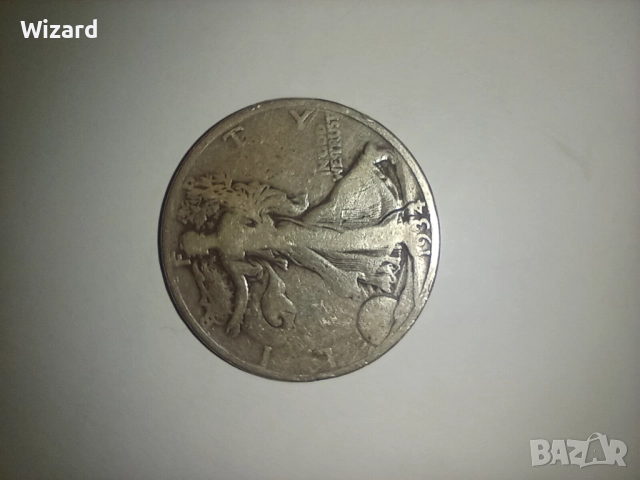 1/2 долар 1934 САЩ сребро рядка, снимка 3 - Нумизматика и бонистика - 51987493