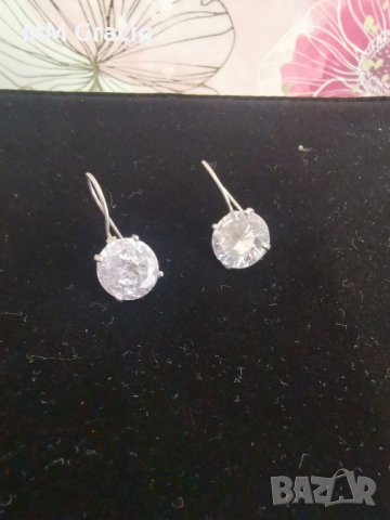 Сребърни обеци , снимка 3 - Обеци - 44585514