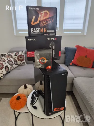 Мощен Геймърски Компютър AMD Ryzen 7 3700X/RAM 12GB/ATI Radeon RX5700XT 8GB/SSD 512+128GB, снимка 12 - Геймърски - 55788139
