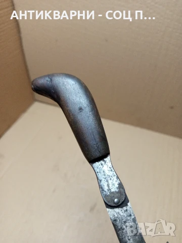 Старо Кожарско Сарашки Нож Ножче Занаятчийски Инструмент., снимка 5 - Антикварни и старинни предмети - 51370964