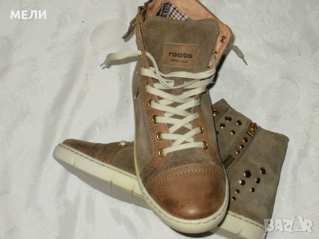 ROOTS страхотни дамски кожа нови 39, снимка 7 - Дамски боти - 30213734