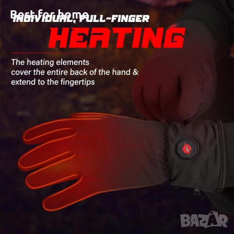 Подложки за ръкавици Dr.warm с тъчскрийн нагревател, презареждащи се нагревателни ръкавици, снимка 3 - Ръкавици - 54159303