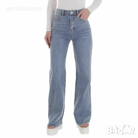 Дамски дънки с висока талия , снимка 6 - Дънки - 52152896