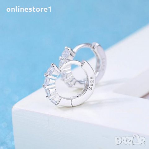 Сребърни обеци 925 - Мини Халки Клара Код: BX512