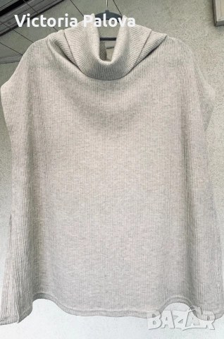 Модерна красива блуза - поло без ръкави, снимка 8 - Блузи с дълъг ръкав и пуловери - 52022815