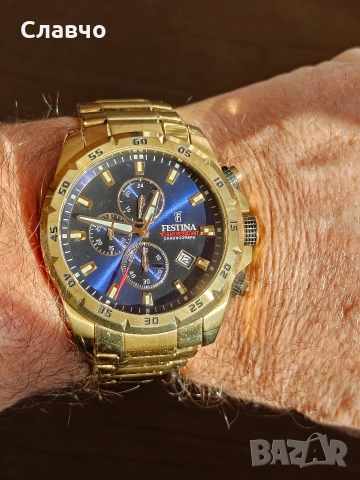 Festina Chronograph WR100, снимка 8 - Мъжки - 52772539
