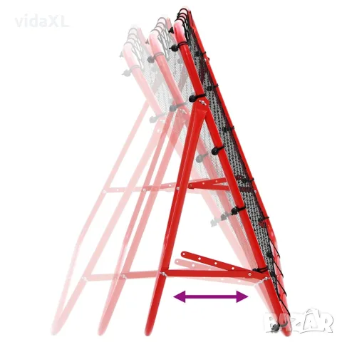 vidaXL Рикошет за футболни тренировки 100х100 см, снимка 4 - Фен артикули - 56148368